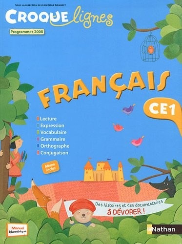 Français CE1 : Programmes 2012