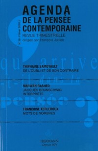 Agenda de la pensée contemporaine, nº 19