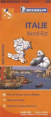Carte Italie Nord-Est Michelin