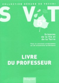 Sciences et vie de la terre édition 2006 livre du professeur + CD ROM