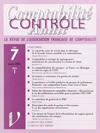 Comptabilite, controle, audit tome 7  volume 1