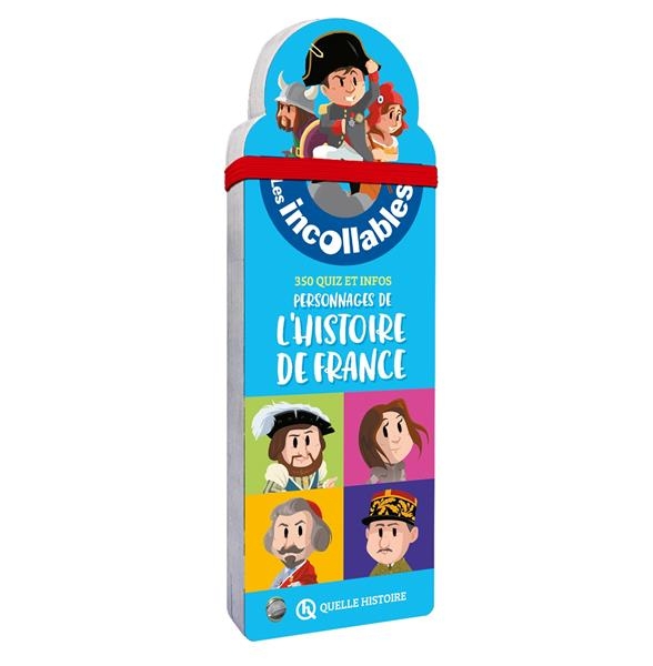 Quelle histoire - Éventail Personnages de l'Histoire de France -Édition 2023: 350 Quiz et infos