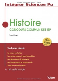 Histoire Concours commun des IEP - Intégrer Sciences Po