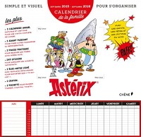 Calendrier de la famille Astérix, sept 2015/sept 2016