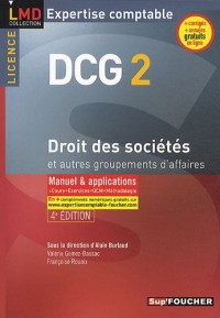 DCG 2 Droit des sociétés et autres groupements des affaires 4e édition