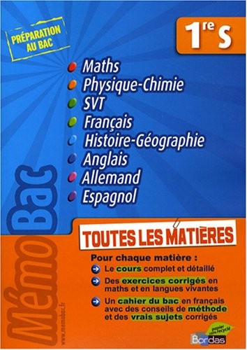 Toutes les matières 1e S