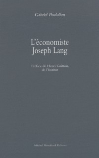 L'économiste Joseph Lang