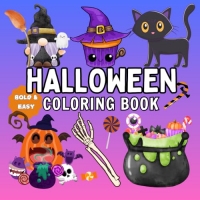 Halloween Coloring Book: Spooky Scenes Await Grab Your Coloring Tools and Get Started