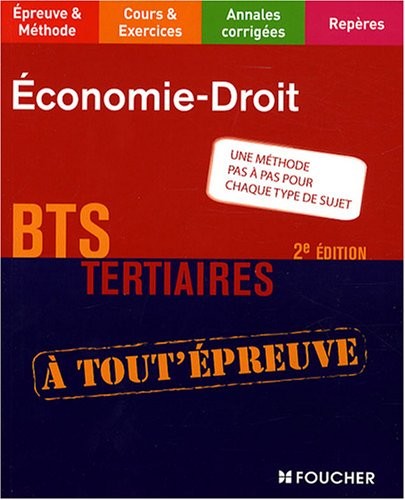 ECONOMIE DROIT BTS (Ancienne édition)