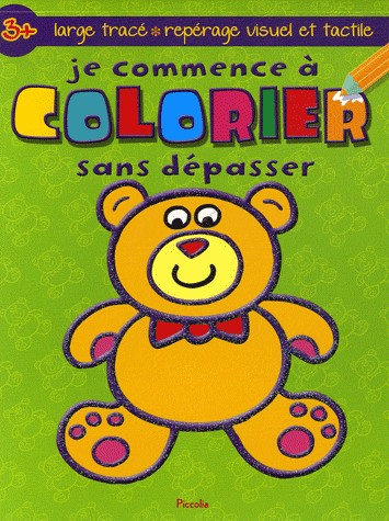Je commence à colorier sans dépasser (ours)