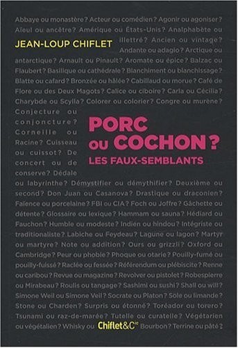 PORC OU COCHON ?