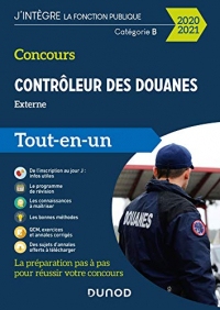Concours Contrôleur des douanes - Externe - Tout-en-un - 2020/2021 : Tout-en-un