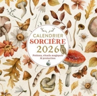 Calendrier mural sorcière 2026