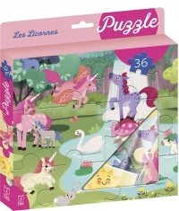 Ma boite a puzzle36p licornes