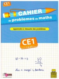 CAHIER PROBLEMES DE MATHS CE1
