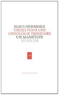 Thèses pour une ontologie trinitaire