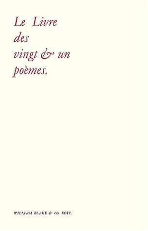 Le Livre des vingt & un poèmes