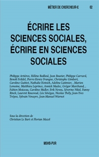 Écrire les sciences sociales