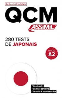 QCM 280 tests japonais niveau A2 | CECRL | Collection Objectif Langues
