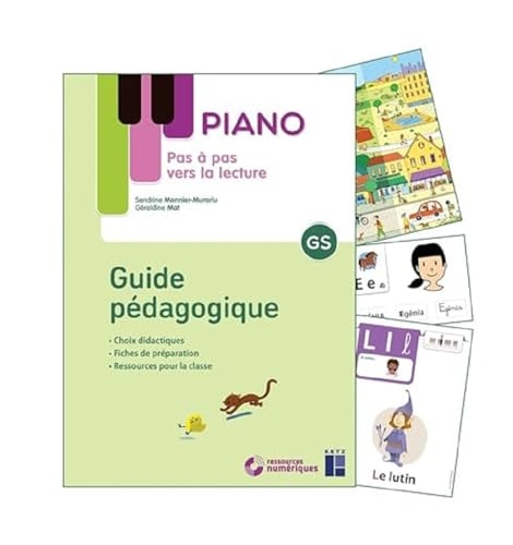 Piano GS - Pas à pas vers la lecture - Guide pédagogique et matériel collectif