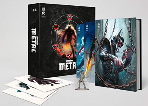 Batman métal : Coffret en 3 volumes : Avec figurine, 3 ex-libris