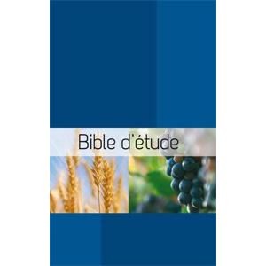 Bible Semeur d'étude couverture rigide bleue illustrée