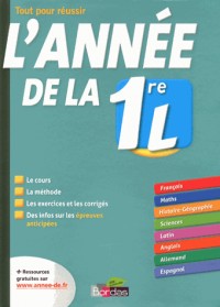 L'Année de la 1re L - Toutes les matières