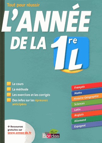 L'Année de la 1re L - Toutes les matières