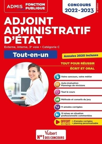 Concours Adjoint administratif d'État - Catégorie C - Tout-en-un: Concours 2021-2022 (2021)