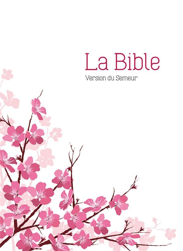 Bible du Semeur 2015, textile souple, amandier avec tranche blanche