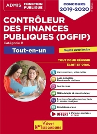 Concours Contrôleur des Finances publiques (DGFIP) - Catégorie B - Tout-en-un - Concours 2019-2020