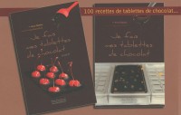 Coffret 100 recettes de tablettes de chocolat : Avec un moule à tablette de chocolat