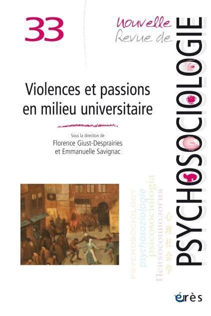 NRP 33 - VIOLENCES ET PASSIONS EN MILIEU UNIVERSITAIRE