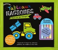 Tableau magique, tout ce qui bouge : 4 craies incluses