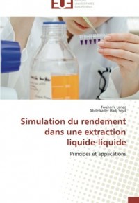 Simulation du rendement dans une extraction liquide-liquide