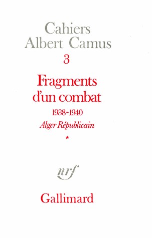 Fragments d'un combat, 1938-1940 [9782070278893]