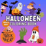 Halloween Coloring Book For Kids: Creepy Crawlers and Halloween Delights