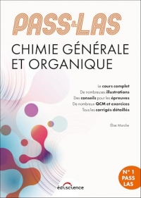 PASS Chimie générale et organique - Manuel: Cours + entraînements corrigés