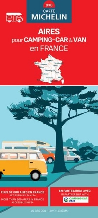 Carte Nationale Aires de Services Camping-Car en France