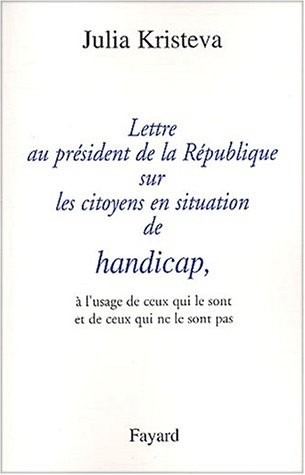 Lettre au président de la République sur les citoyens en situation de handicap