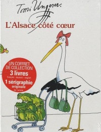 L'Alsace côté coeur : Coffret en 3 volumes français, anglais, allemand