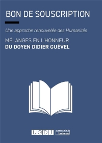 MELANGES EN L HONNEUR DE DIDIER GUEVEL