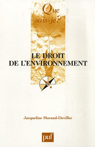Le droit de l'environnement