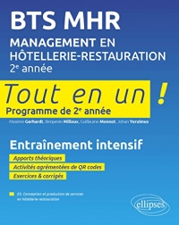 BTS MHR Management en Hôtellerie-Restauration 2e année: Entraînement intensif aux épreuves écrites et orales