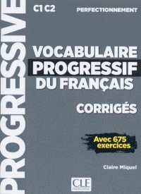 Vocabulaire progressif du français - Niveau perfectionnement - Corrigés - Nouvelle couverture