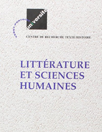 Litterature et Sciences Humaines