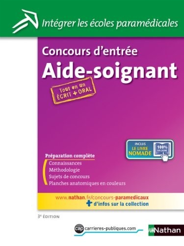 Concours d'entrée Aide Soignant - épreuves écrites et orales