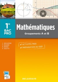 Mathématiques 1re Bac Pro industriels : Groupements A et B