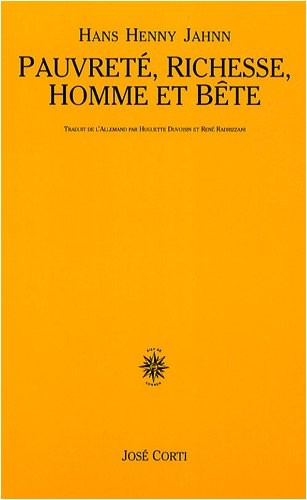 Pauvreté, richesse, homme et bête