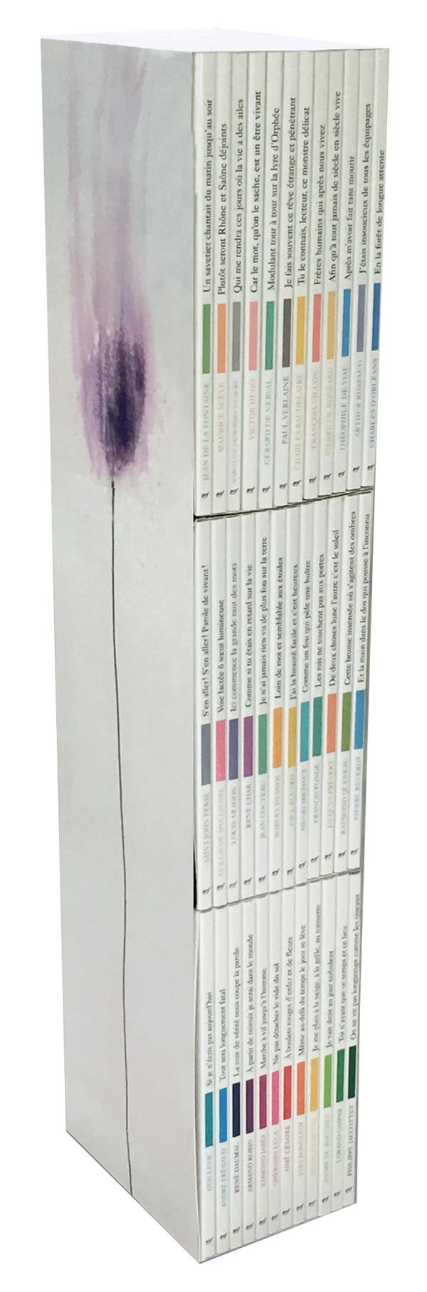 Petite bibliothèque de poésie : Coffret en 36 volumes